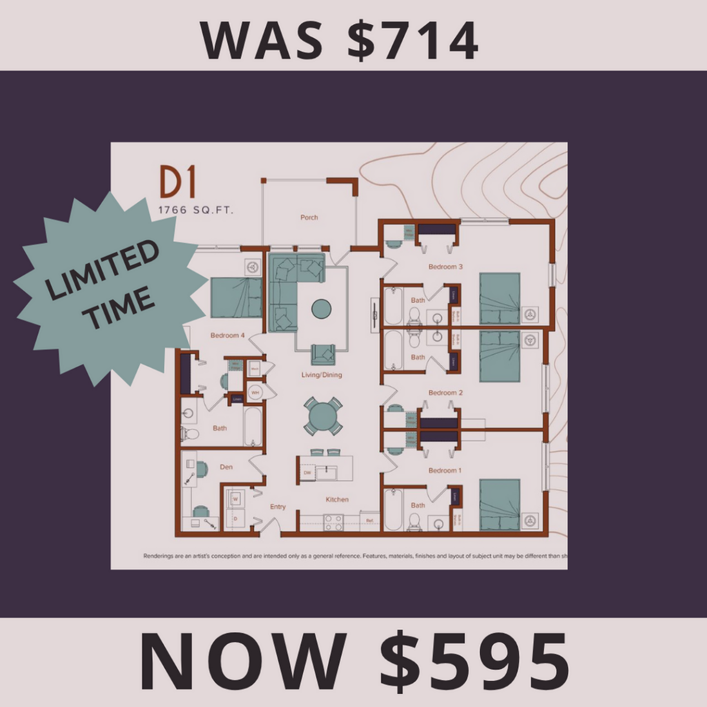 4BR/4BA – D1
