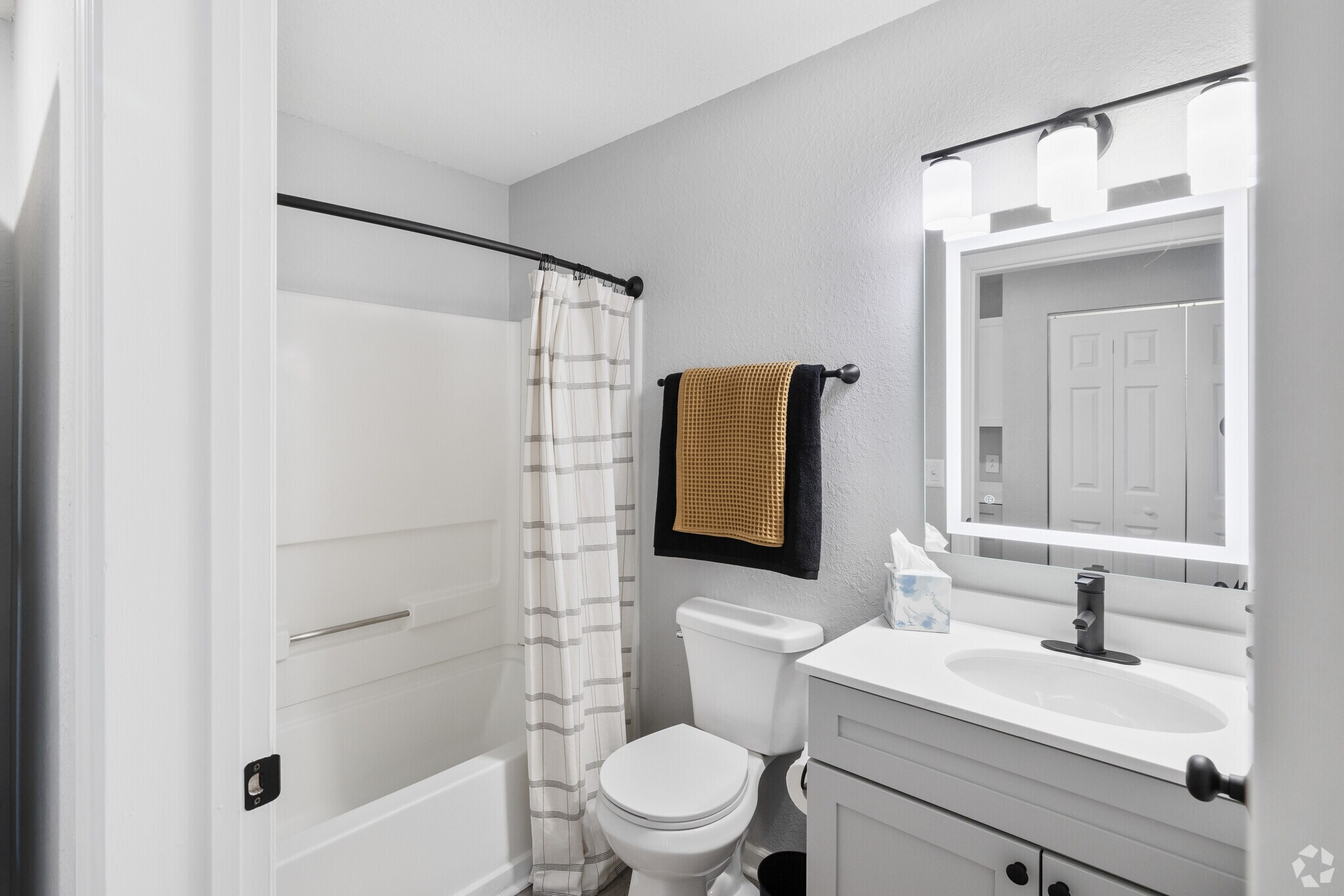 Bathroom at The Asher Apartments in Tallahassee, FL